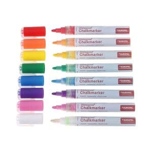 Picture 4 of Krijtstift Europel watervast 3-6mm assorti etui 8 stuks
