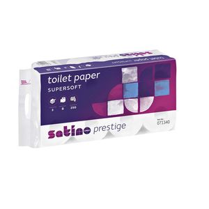 Picture 1 of Toiletpapier Satino MT1 Prestige 3-laags 8 rollen à 250 vel wit 071340