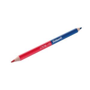 Picture 3 of Potlood Pelikan 3mm rood/blauw 2 stuks