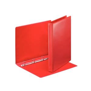 Picture 1 of Presentatieringband Esselte Essentials panorama A4 4-rings D-mechaniek 20mm rood