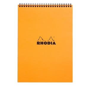 Picture 1 of Spiraalblok Rhodia A4 lijn 160 pagina's 80gr oranje