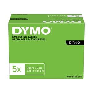 Picture 6 of Reliëftape Dymo embossing vinyl 9mm assorti 3 stuks