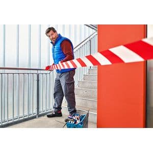Picture 2 of Waarschuwings- en markeerlint tesa® Signal 100mx80mm rood-wit