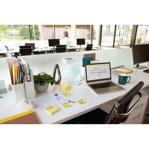 Picture 2 of Memoblok Post-it Z-Note R330 76x76mm canary yellow 12 stuks