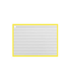 Picture 2 of Flashcards A7 Geel incl. clipring 50 vel