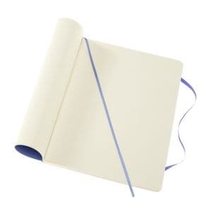 Picture 4 of Notitieboek Moleskine XL 190x250mm blanco soft cover hydrangea blue