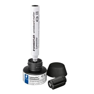 Picture 2 of Viltstiftvulling Staedtler Lumocolor whiteboard 30ml zwart
