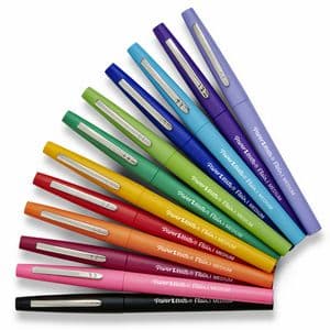Picture 3 of Fineliner Paper Mate Flair Original medium zwart