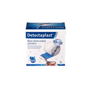 Picture 2 of Waterafstotende blauwe pleister Detectaplast 6cmx5m