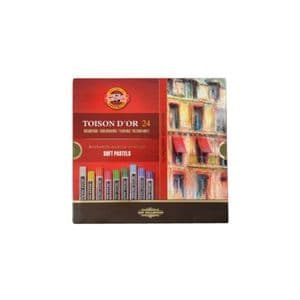 Picture 1 of Pastelkrijt Koh-I-Noor Toison 8514 rond 24 stuks assorti