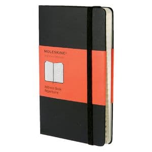 Picture 2 of Adresboek Moleskine pocket 90x140mm hard cover zwart