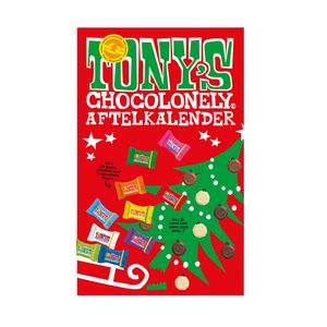 Picture 1 of Chocolade Tony's Chocolonely Kerst big Tiny calendar 225gr assorti