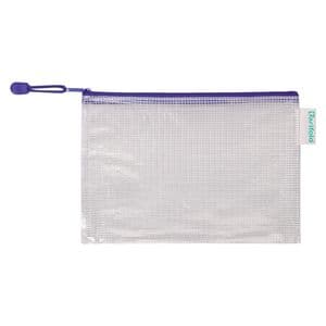 Picture 1 of Opbergtas Tarifold met rits 235x165mm PVC blauw