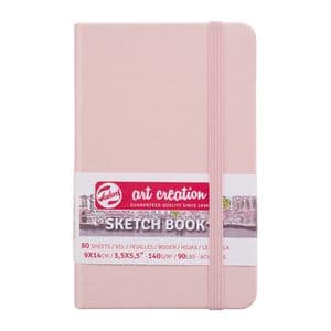 Picture 1 of Schetsboek Talens Art Creation 80 witte vellen 140gr 90x140mm roze