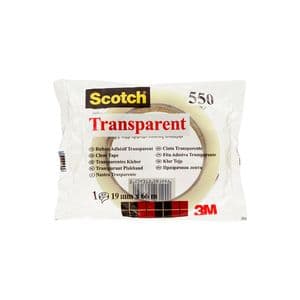 Picture 1 of Plakband Scotch 550 19mmx66m transparant