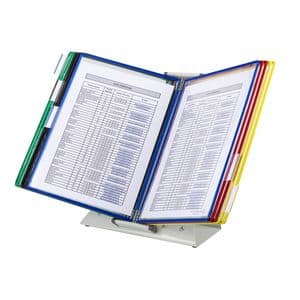 Picture 2 of Zichtpanelensysteem bureau Tarifold metaal A4 met 10-tassen assorti