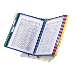 Picture 2 of Zichtpanelensysteem bureau Tarifold metaal A4 met 10-tassen assorti