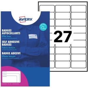 Picture 1 of Naambadge etiket Avery L4784-20 63.5x29.6mm zk 540 stuks