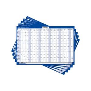 Picture 4 of Jaarplanner 2026 Legamaster 90x60cm horizontaal gelamineerd Engelstalig