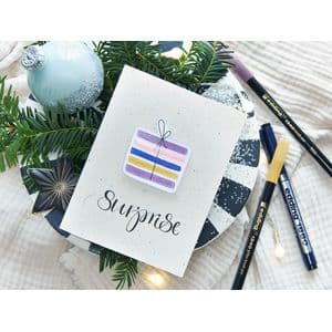 Picture 3 of Brushpen edding 1340 glitter assorti set à 4 stuks