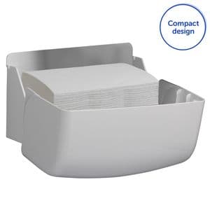 Picture 3 of Handdoekdispenser Aquarius voor i-vouw mini wit 6956