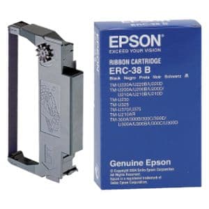 Picture 2 of Lint Epson S015244 voor ERC38 nylon zwart