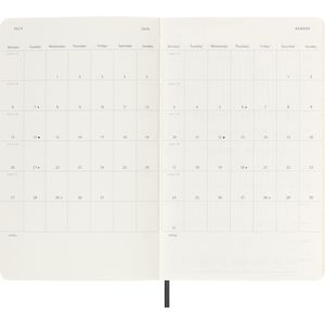 Picture 4 of Agenda 2025/2026 Moleskine 18M Planner Weekly 7dagen/1pagina large sc black