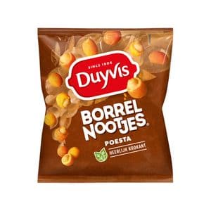 Picture 1 of Borrelnootjes Duyvis poesta zak 275gr