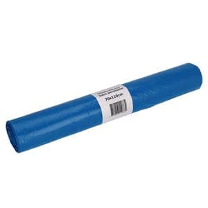 Picture 1 of Afvalzak Cleaninq 70x110cm HDPE recycled T25 120L blauw rol à 20 stuks