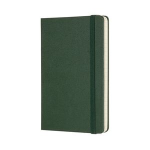 Picture 2 of Notitieboek Moleskine pocket 90x140mm ruit 5x5mm hard cover myrtle green