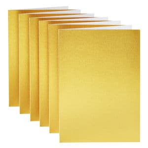 Picture 2 of Correspondentiekaart Papicolor dubbel 105x148mm metallic goud pak à 6 stuks