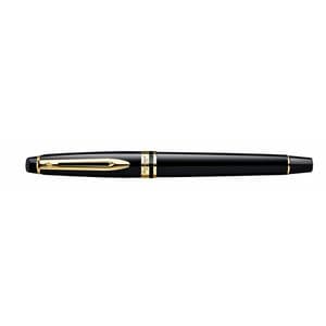 Picture 2 of Rollerpen Waterman Expert black lacquer GT fijn