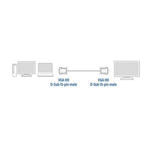 Picture 4 of Kabel ACT VGA Monitor 1.8 meter