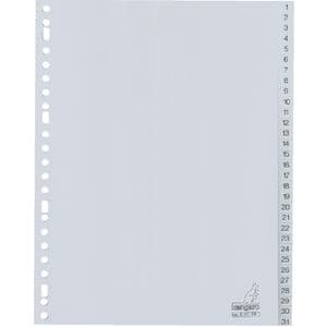 Picture 1 of Tabbladen Kangaro 23-gaats G431CM 1-31 genummerd grijs PP