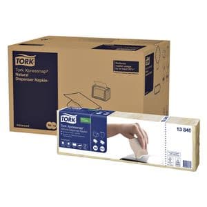 Picture 2 of Servet Tork N4 Xpressnap Advanced 1/4 vouw 1-laags 213x330mm 1125 vel naturel 13840
