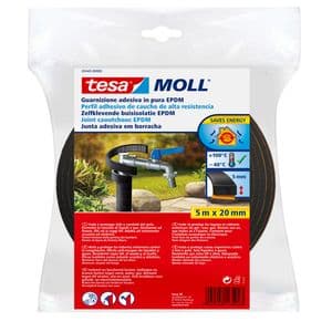 Picture 1 of Buisisolatie tesamoll® Zelfklevend 5mx20mm zwart