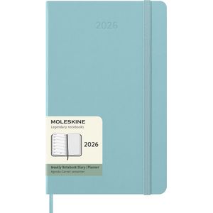 Picture 7 of Agenda 2026 Moleskine 12M Planner Weekly 7dagen/1pagina large hc aquamarine