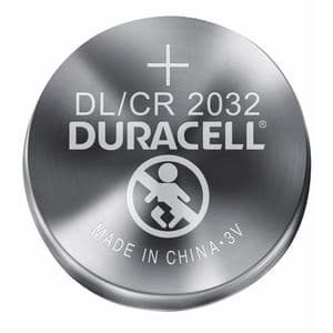 Picture 2 of Batterij Duracell knoopcel 2xCR2032 lithium Ø20mm 3V-180mAh