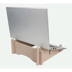 Picture 1 of Laptopstandaard Quantore gerecycled vilt zand