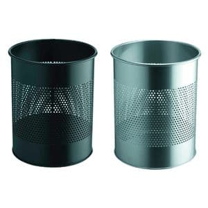 Picture 2 of Papierbak Durable 3310-23 15 liter 165mm perforatie zilver