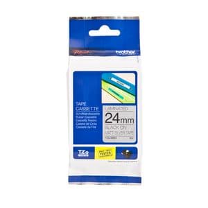 Picture 1 of Labeltape Brother P-touch TZe-M951 metallic 24mm zwart op zilver
