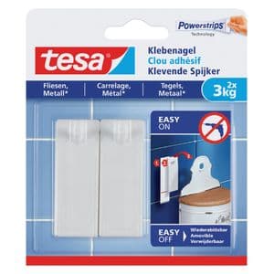 Picture 1 of Klevende Spijker tesa® tegels & metaal 3kg wit 2 stuks