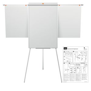 Picture 1 of Flipover Nobo Impression Pro stalen met driepootstatief en uitschuifbare armen