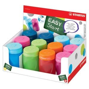 Picture 1 of Puntenslijper STABILO Easy 4500 3 in 1 assorti in rechts- en linkshandig en in kleur