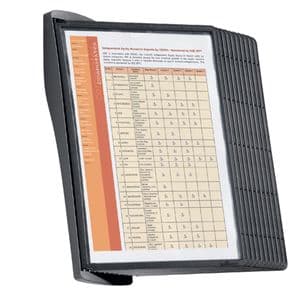 Picture 1 of Wandstandaard Durable 5854 Sherpa Style met 10-tassen zwart