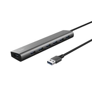 Picture 1 of Hub Trust HALYX 7-port USB-A 3.2 zilver