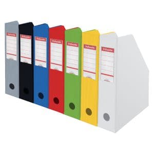 Picture 1 of Tijdschriftencassette Esselte VIVIDA opvouwbaar A4 zwart