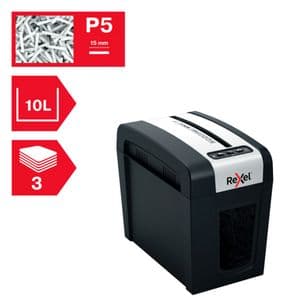 Picture 4 of Papiervernietiger Rexel Secure MC3-SL P5 snippers 2x15mm
