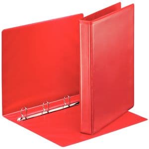 Picture 1 of Presentatieringband Esselte Essentials panorama A4 4-rings D-mechaniek 25mm rood