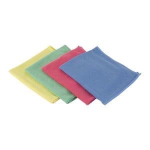 Picture 2 of Microvezeldoek Cleaninq prof 40x40cm rood 10 stuks